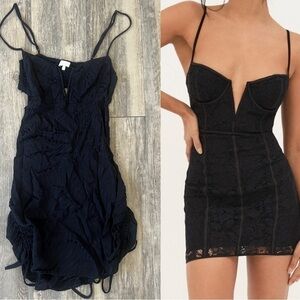 SUN Becomes Her Mini Cutout Back Dress in Black Viscose Zebra Deep V REVOLVE